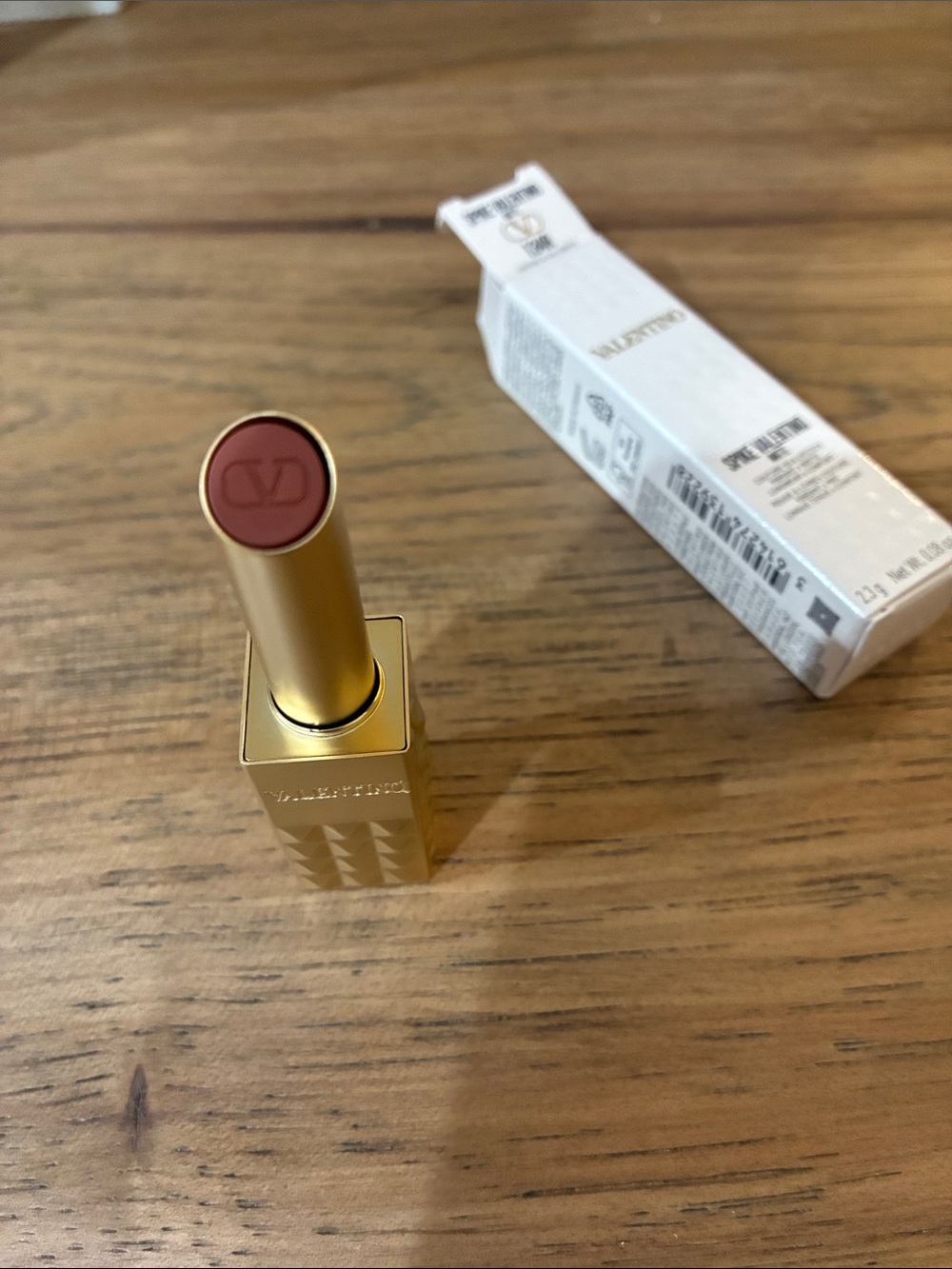 Valentino Spike Matte Lipstick — Warm Rose - Picture 2 of 6